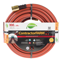 Contractor/FARM Water Hose, PVC, 5/8" dia. x 100' Mukwa Safety Services