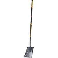 Pelle carr&eacute;e Pro, Fibre de verre, Lame Acier durci, Manche en Droit, Longueur 48" Mukwa Safety Services