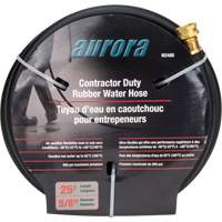 Contractor Duty Rubber Hose, Rubber, 5/8" dia. x 25' Mukwa Safety Services