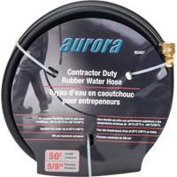 Contractor Duty Rubber Hose, Rubber, 5/8" dia. x 50' Mukwa Safety Services