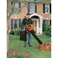 Souffleur/aspirateur/broyeur de feuilles, Vitesse d'air 210 mi/h, &eacute;lectrique Mukwa Safety Services