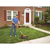 3-in-1 Compact Mower, Push Walk-Behind, Electric, 12" Cutting Width Mukwa Safety Services