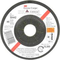 Meule flexible Green Corps, 4-1/2" x 1/8", Arbre 7/8", C&eacute;ramique, Type 27 Mukwa Safety Services