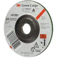 Meule flexible Green Corps, 5" x 1/4", Arbre 7/8", C&eacute;ramique, Type 1 Mukwa Safety Services
