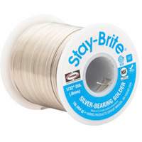 Stay-Brite&reg; Solders, Lead-Free, 96% Tin 4% Silver, Solid Core, 0.09375" Dia. Mukwa Safety Services