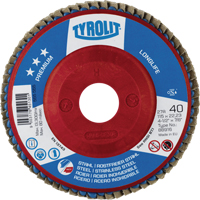 Disque &agrave; lamelles Long Life 5", 5" x 7/8", Type 27, Grain 40, Zirconium Mukwa Safety Services