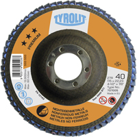 Disque &agrave; lamelles en aluminium 4-1/2", 4-1/2" x 7/8", Type 29, Grain 40, C&eacute;ramique Mukwa Safety Services