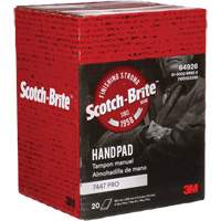Scotch-Brite 7447 Hand Pads, Aluminum Oxide, 9" x 6", Very Fine Grit Mukwa Safety Services