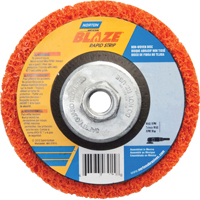 Blaze Rapid Strip Non-Woven Depressed Center Disc - 4-1/2", 4-1/2" Dia., Coarse Grit Mukwa Safety Services