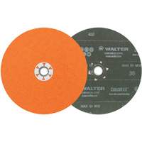Disque de sablage Coolcut XX, 7" dia., Grain 36, C&eacute;ramique Mukwa Safety Services
