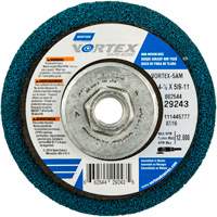 Vortex Rapid Blend Non-Woven Depressed Center Abrasive Disc, 4-1/2" Dia., 100-120 Grit, Aluminum Oxide Mukwa Safety Services