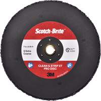 Disque  Clean and Strip  XT Pro Scotch-Brite, 7" dia., Grain Extra grossier, Carbure de silicium Mukwa Safety Services