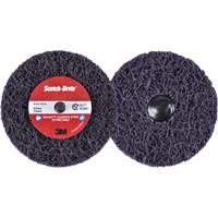 Disque  Clean and Strip  XT Pro Roloc Scotch-Brite, 4" dia., Grain Extra grossier, Carbure de silicium Mukwa Safety Services