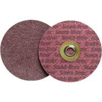 Scotch-Brite Roloc Surface Conditioning Disc, 2" Dia., Medium Grit, Aluminum Oxide Mukwa Safety Services