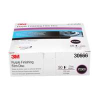 Hookit Finishing Film Disc, 6" Dia., P2000 Grit, Aluminum Oxide, Film Mukwa Safety Services