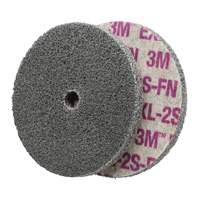Meule unitaris&eacute;e EXL Scotch-Brite, 6" x 1/4", Arbre de 1/4", Grain de Fin, Oxyde d'aluminium/C&eacute;ramique/Zirconium Mukwa Safety Services