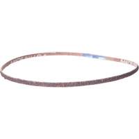Courroie en toile pour ponceuse Metalite, 3/8" la x 13" lo, Oxyde d'aluminium, Grain Cors&eacute;/P80 Mukwa Safety Services