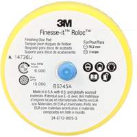 Tampon de finition pour disque Finesse-It Roloc, 3" dia. Mukwa Safety Services