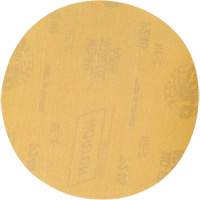Disque de ponçage en papier H&L Gold Reserve A296 avec trous d'aspiration, dia 6", Grain 240, Oxyde d'aluminium, Poids C Mukwa Safety Services