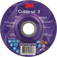 Meule &agrave; tronçonner Cubitron 3, 4-1/2" x 0,04", Arbre de 7/8", Type T27, C&eacute;ramique, 13 300 Tr/min Mukwa Safety Services
