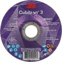 Meule &agrave; tronçonner Cubitron 3, 4-1/2" x 0,045", Arbre de 7/8", Type T27, C&eacute;ramique, 13 300 Tr/min Mukwa Safety Services