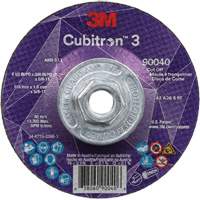 Meule &agrave; tronçonner Cubitron 3, 4-1/2" x 0,045", Arbre de 5/8"-11, Type T27, C&eacute;ramique, 13 300 Tr/min Mukwa Safety Services
