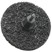 Disques non tiss&eacute;s &agrave; remplacement rapide pour d&eacute;capage Bear-Tex, 3" dia., Grain Extra grossier, Carbure de silicium Mukwa Safety Services