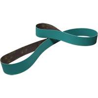 Courroie de ponçage en tissu, 3/4" la x 18" lo, Alumine de zirconium, Grain 40 Mukwa Safety Services
