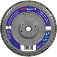 Cubitron 3 Conical  Flap Disc with Quick Change 1169F, 7" x 5/8"-11, Type T29, 40+ Grit, Ceramic Mukwa Safety Services
