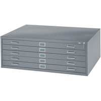 Classeurs en acier pour plans, 5 Tiroirs, 40-3/8" la x 29-3/8" p x 16-1/2" h Mukwa Safety Services