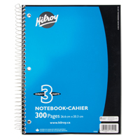 3 Subject Spiral Notebook Mukwa Safety Services