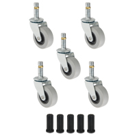 Steel Base Swivel Casters Mukwa Safety Services