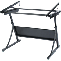 PlanMaster Height-Adjustable Drafting Table, 43" W x 29-1/2" - 37-1/2" H, Black Mukwa Safety Services