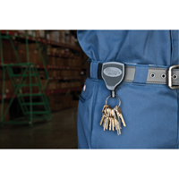 Porte-cl&eacute;s Super48, Polycarbonate, C&acirc;ble 48", Fixation Agrafe de ceinture Mukwa Safety Services