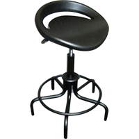 Tabouret surdimensionn&eacute; de s&eacute;rie 6000, Stationnaire, Ajustable Hauteur, Capacit&eacute; 250 lb Mukwa Safety Services