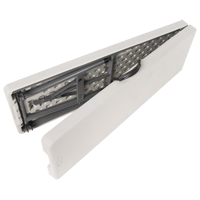 Folding Bench, Polyethylene, 72" L x 12" W x 17" H Mukwa Safety Services