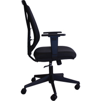 Activ A-47 Synchro Office Chair, Fabric, Black, 275 lbs. Capacity Mukwa Safety Services