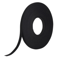 One-Wrap&reg; Fastener Tape, Hook & Loop, 25 yds x 1/2", Self-Grip, Black Mukwa Safety Services