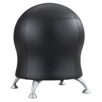 Chaise sph&eacute;rique Zenergy, Vinyle, Noir, Capacit&eacute; 250 lb Mukwa Safety Services