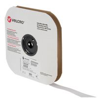 Fastener Tape, Hook, 25 yds x 1", Sew-On, White Mukwa Safety Services