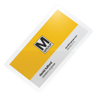 Swingline UltraClear Laminating Business Card Pouches Mukwa Safety Services