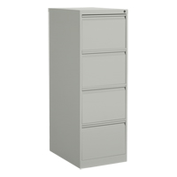 Classeur vertical, Acier, 4 tiroirs, 18-1/7" la x 25" p x 52" h, Gris Mukwa Safety Services