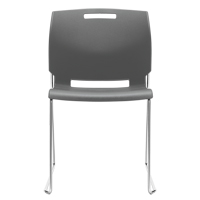 Chaise, Plastique, Hauteur 32-1/2", Capacit&eacute; 300 lb, Gris Mukwa Safety Services