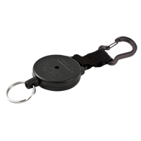 Mousqueton porte-cl&eacute;s r&eacute;tractable Securit, Polycarbonate, C&acirc;ble 28", Fixation Mousqueton Mukwa Safety Services