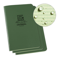 Notebook, Soft Cover, Green, 48 Pages, 4-5/8" W x 7" L Mukwa Safety Services