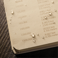 Livre reli&eacute;, Couverture rigide, Havane, 160 Pages, 4-5/8" , 7-1/4"  Mukwa Safety Services
