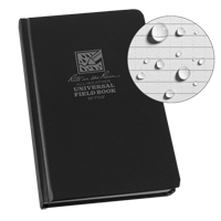 Livre reli&eacute;, Couverture rigide, Noir, 160 Pages, 4-5/8" , 7-1/4"  Mukwa Safety Services