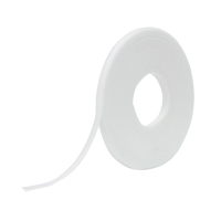 One-Wrap&reg; Fastener Tape, Hook & Loop, 25 yds x 1/2", Self-Grip, White Mukwa Safety Services