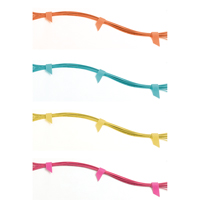 One-Wrap&reg; Cable Management Tape, Hook & Loop, 25 yds x 3/4", Self-Grip, Aqua Mukwa Safety Services