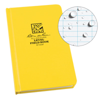 Bound Book, Hard Cover, Yellow, 160 Pages, 4-5/8" W x 7-1/4" L Mukwa Safety Services